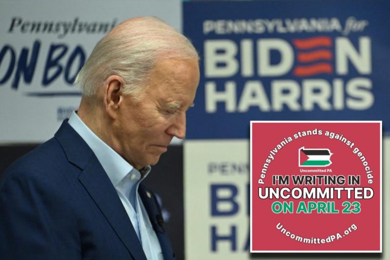60,000 voters write in ‘uncommitted’ in Pennsylvania Democratic primary against Biden