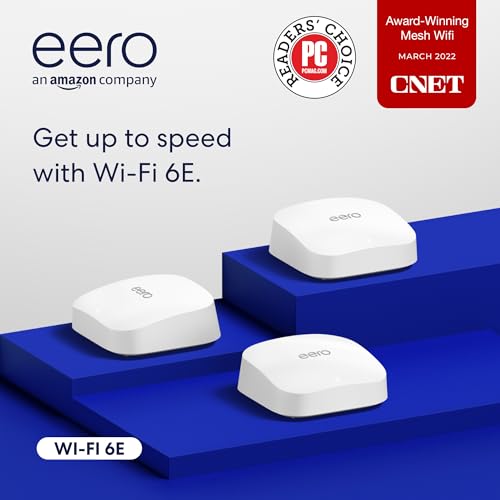Amazon eero Pro 6E mesh Wi-Fi router | 2.5 Gbps