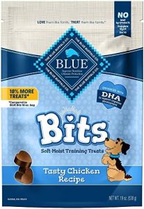 Blue Buffalo BLUE Bits Natural Soft-Moist Training Dog Treats, Chicken Recipe 19-oz Bag