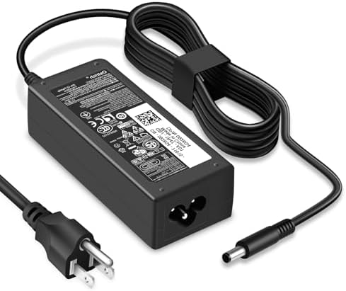 Charger for Dell Laptop Computer 65W 45W Round Tip Power