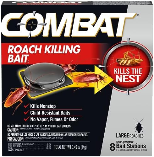 Combat Roach Killing Bait, Roach Bait Station For Large Roaches,
