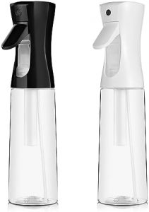 Continuous Spray Bottle for Hair (10.1oz/300ml) 2 Pack Home Essentials Spray Bottles For Cleaning Empty Ultra Fine Water Mister Sprayer For Hairstyling Garden Plants Curly Hair Perfume Etc