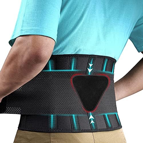 FEATOL Back Brace Support Belt-Lumbar Support Back Brace for Back