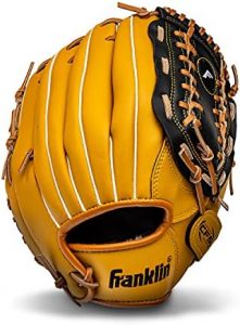 Franklin Sports Baseball + Softball Gloves – Field Master Adult + Youth Baseball + Softball Gloves – Right Hand + Left Hand Gloves – Infield + Outfield Mitts – Multiple Sizes + Colors