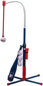 Franklin Sports Grow-with-Me Kids Baseball Batting Tee + Stand Set for Youth + Toddlers – Youth Baseball, Softball + Teeball Hitting Tee Set for Boys + Girls