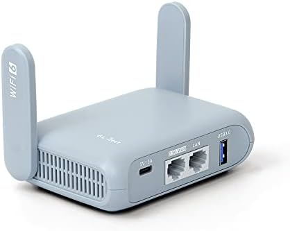 GL.iNet GL-MT3000 (Beryl AX) Pocket-Sized Wi-Fi 6 Wireless Travel Gigabit