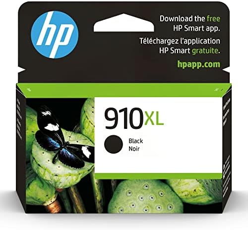 HP 910XL Black High-yield Ink Cartridge | Works with HP