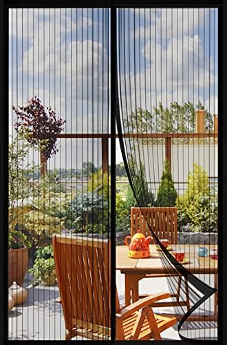 Mesh Screen with Magnetic Closure-Keeps Bugs Out Let Breeze in,