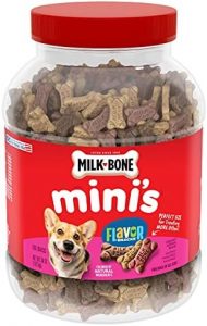 Milk-Bone Mini’s Flavor Snacks Dog Treats, 36 Ounce Crunchy Texture Helps Reduce Tartar