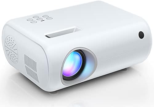Mini Projector, CLOKOWE 2024 Upgraded Portable Projector with 9000 Lux
