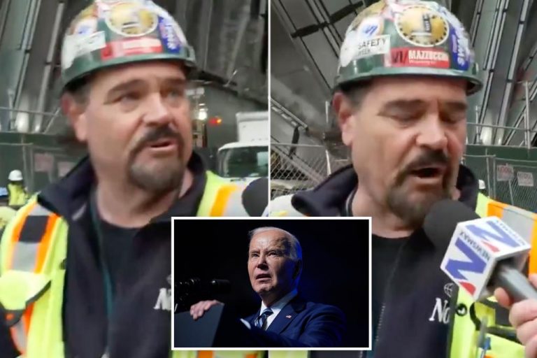 NYC construction worker criticizes Biden and praises Trump in viral video