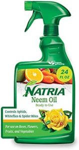 Natria 706250A Neem Oil Spray for Plants Pest Organic Disease Control, for Insects, 24-Ounce, Ready-to-Use