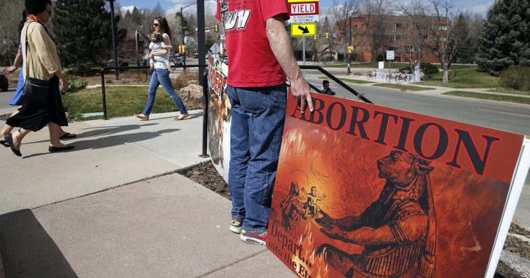 Not enough signatures collected in Colorado for anti-abortion measure on ballot.