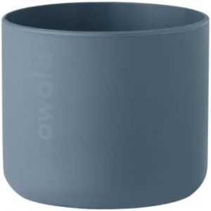 Owala Silicone Water Bottle Boot, Anti-Slip Protective Sleeve for Water Bottle, Protects FreeSip or Flip Stainless Steel Water Bottles, 24 Oz, Blue