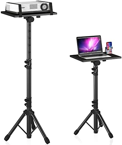 Projector Stand Tripod from 23" to 46", Laptop Tripod Stand