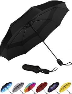 Repel Umbrella The Original Portable Travel Umbrella – Umbrellas for Rain Windproof, Strong Compact Umbrella for Wind and Rain, Perfect Car Umbrella, Golf Umbrella, Backpack, and On-the-Go