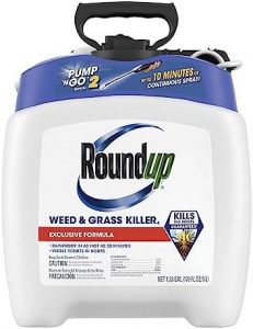 Roundup Weed & Grass Killer₄ with Pump ‘N Go 2 Sprayer, Use In and Around Flower Beds, Trees & More, 1.33 gal.