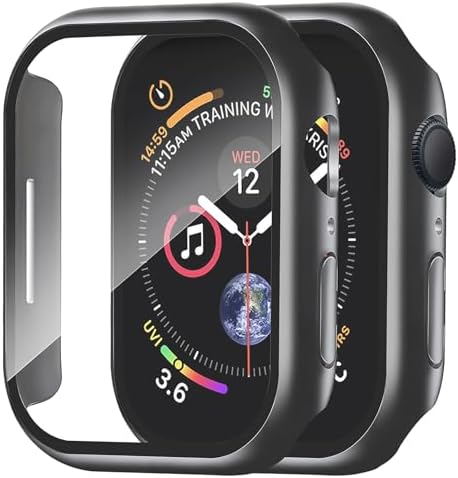 Smiling 2 pack Case Built in Tempered Glass Screen Protector