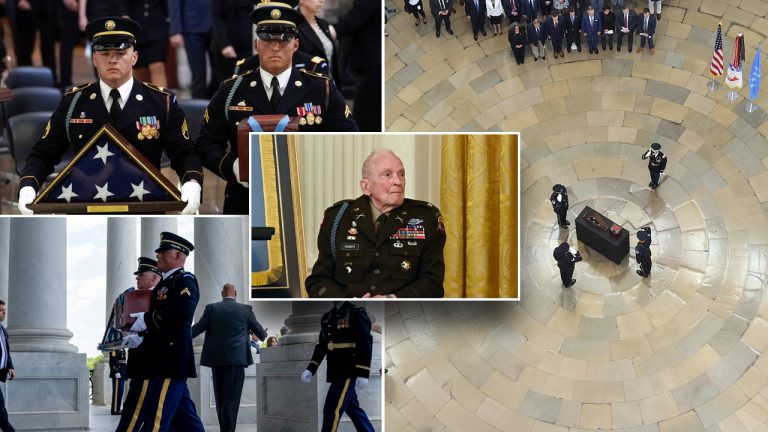 The last Korean War Medal of Honor recipient is honored at US Capitol.