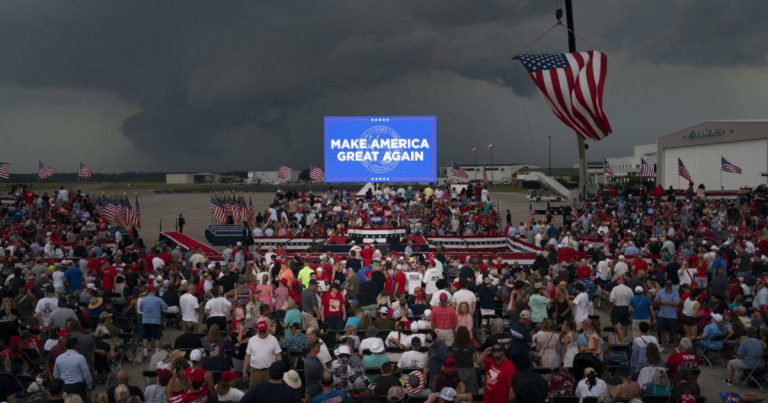 Trump’s rally in North Carolina canceled because of bad weather