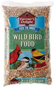 Wagner’s 53002 Farmer’s Delight Wild Bird Food with Cherry Flavor, 10-Pound Bag