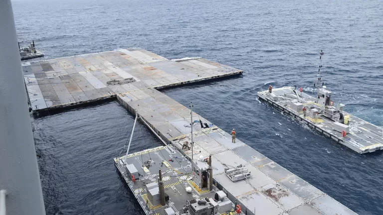 BEFORE AND AFTER: Pictures show damage to Biden’s $320M Gaza dock
