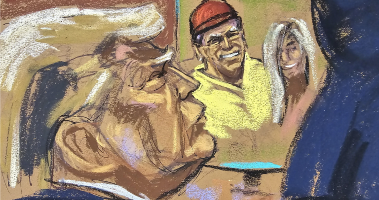 Best courtroom sketch artists draw Trump’s hush money trial.