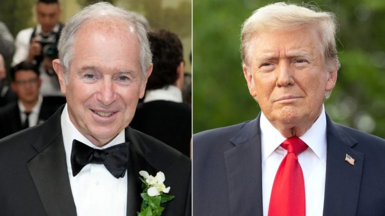 Billionaire CEO Schwarzman supports Trump due to concerns about rising antisemitism.