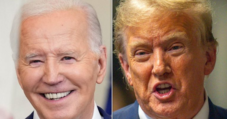Joe Biden makes fun of Trump with meme about failed prediction.