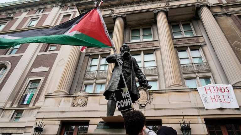 Students and parents are upset as colleges move classes online during anti-Israel protests.