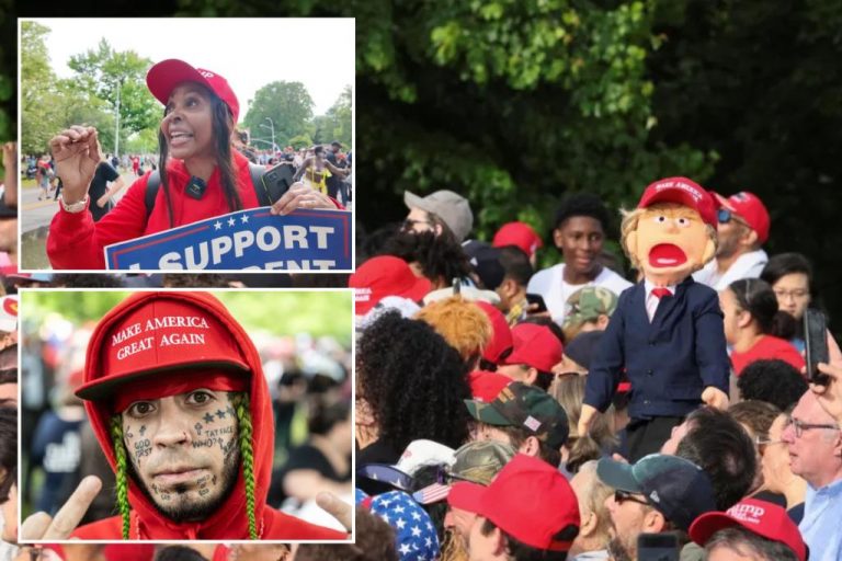 Thousands of Trump supporters gather in NYC park for rally