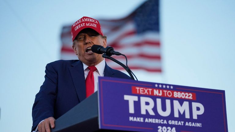 Trump accuses Biden of having fascist supporters at New Jersey rally.