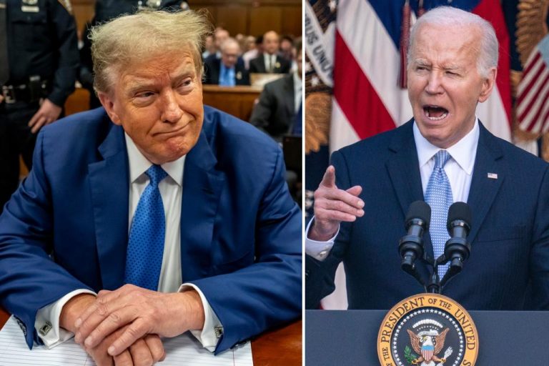 Trump and Republicans raised $25 million more than Biden and Democrats in April.