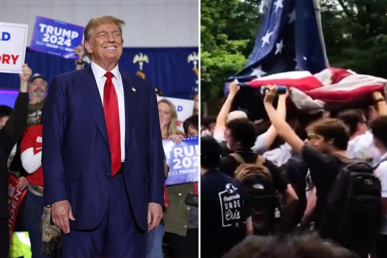 Trump’s ad praises UNC fraternity brothers for defending flag.