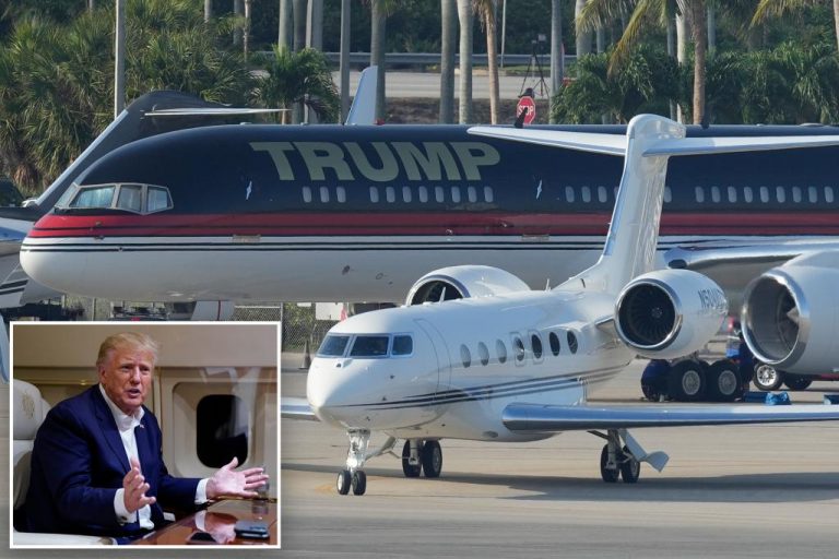 Trump’s plane hit another jet at a Florida airport.