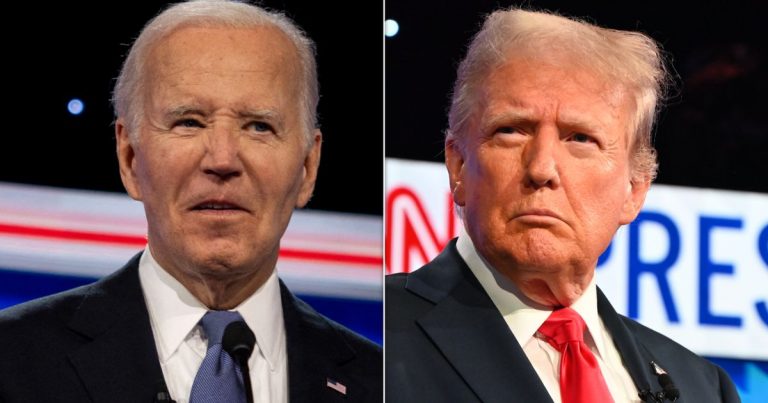 Biden and Trump talk about getting older during debate.