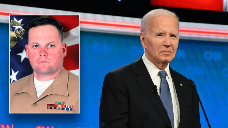 Gold Star family criticizes President Biden for saying no troops died.