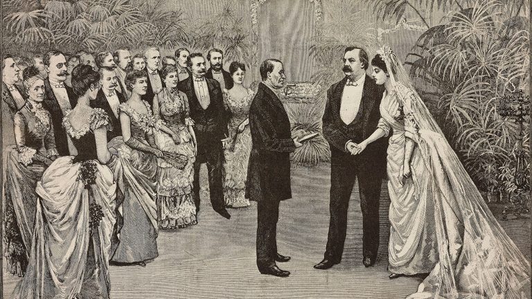 Grover Cleveland and Frances Folsom were the only president and first lady to get married at the White House.