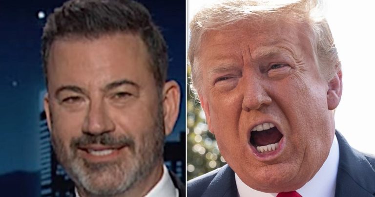 Jimmy Kimmel makes fun of Trump with a small joke.