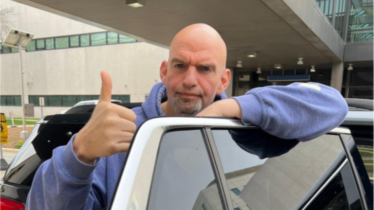 John Fetterman caused a car accident.