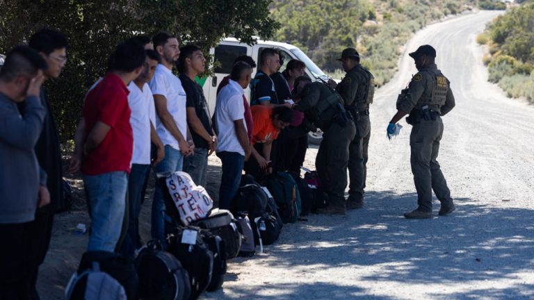 Large numbers of illegal immigrants caught at southern border from China, Jordan, and Turkey.
