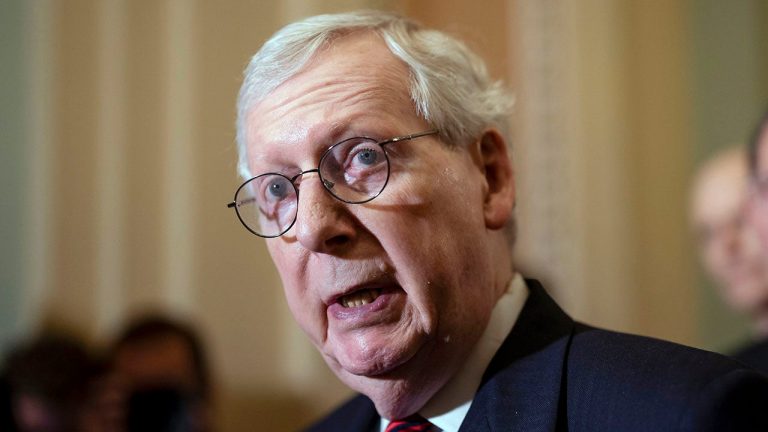 McConnell criticizes fellow lawmakers in harsh essay about D-Day.