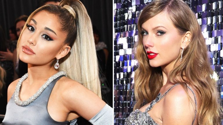 New music released by Taylor Swift, Ariana Grande, and other artists.