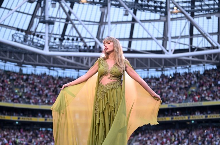 Taylor Swift spends time with Travis Kelce, Stevie Nicks, and Paramore in Dublin.