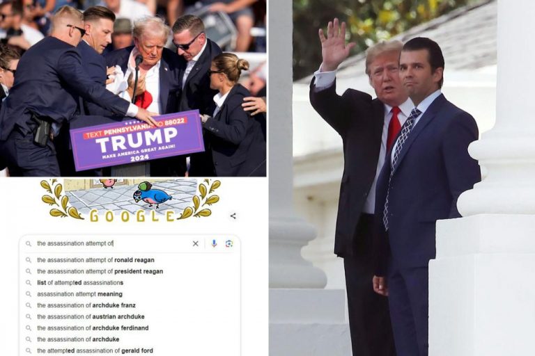 Google leaves out Trump assassination search suggestions.