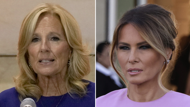 Jill Biden talked to Melania Trump after Pennsylvania rally shooting.