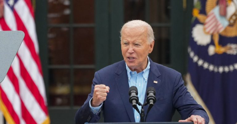 Joe Biden challenges doubters in the Democratic party.