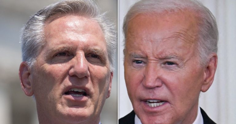 Kevin McCarthy has a strange new complaint about Biden.