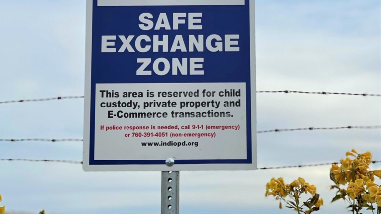New Florida law creates safe areas for parents to exchange custody of their children at sheriff’s office parking lots.