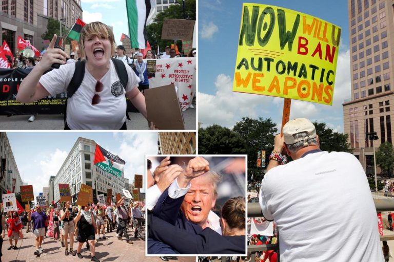 Protesters at the RNC continue criticizing Trump after assassination scare.
